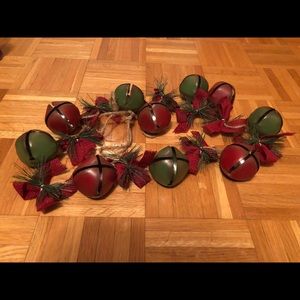 Red and Green Bell Garland